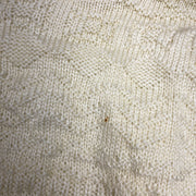 Beige Chunky Knit Sweater Women's Medium