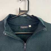 Dark Green zip up Mano De Cecco Sweater Women's Large