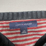 Black Tommy Hilfiger Cable Knit Sweater Men's Large