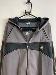 Bootleg Grey Adidas Hoodie Men's Large