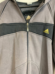 Bootleg Grey Adidas Hoodie Men's Large