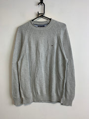 Grey Tommy Hilfiger Sweater Men's Large