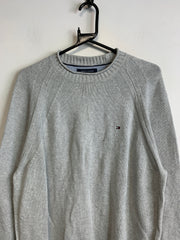 Grey Tommy Hilfiger Sweater Men's Large