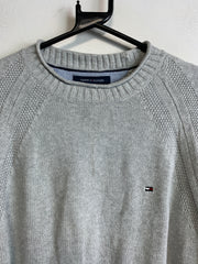 Grey Tommy Hilfiger Sweater Men's Large