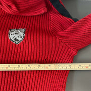 Red Chaps Thick Knitwear Sweater Quarter Zip Womens Small
