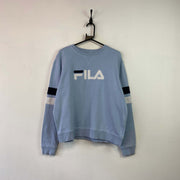 Light Blue Fila Sweatshirt Women's XL