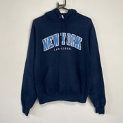 Navy New York Law School College Champion Hoodie Mens Small