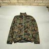 Camo Fleece Jacket Men's Small