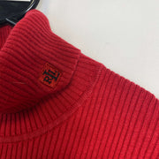 Red Lauren Ralph Lauren Turtle Neck Sweater Womens Small