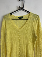 Yellow Ralph Lauren Knitwear Sweater Women's Medium