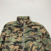 Camo Fleece Jacket Men's Small