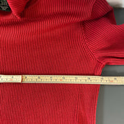 Red Lauren Ralph Lauren Turtle Neck Sweater Womens Small