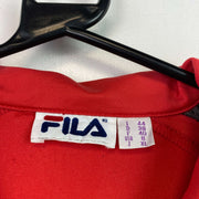 Red Fila Track Jacket Men's Large