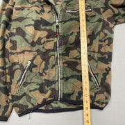 Camo Fleece Jacket Men's Small