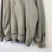 Grey Carhartt Hoodie Men's Large