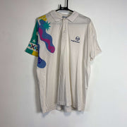 Vintage 90s Sergio Tacchini Polo Shirt Medium