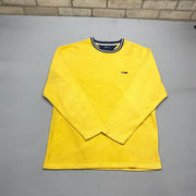 Yellow Tommy Jeans Sweatshirt Men's Large