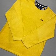 Yellow Tommy Jeans Sweatshirt Men's Large