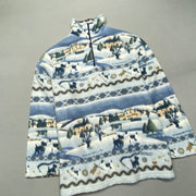 Multicolour Fleece Men's Large