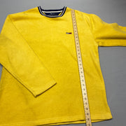 Yellow Tommy Jeans Sweatshirt Men's Large