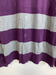 Purple and Grey Tommy Hilfiger Cardigan jumper Women's Medium