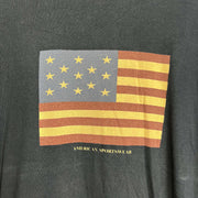 Navy USA Flag T-Shirt Large