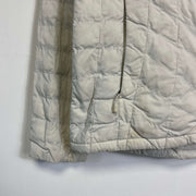 White North Face Light Hooded Puffer Jacket Women's Large