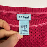 Pink L.L Bean Sweatshirt Women's Medium