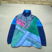 Vintage Multicolour Fleece Men's Large