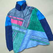 Vintage Multicolour Fleece Men's Large