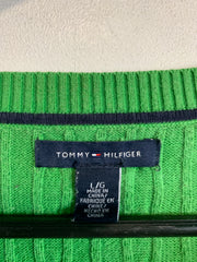 Green Tommy Hilfiger Jumper Women's Large