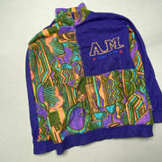 Vintage Multicolour Fleece Men's Large