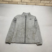 Grey North Face Jacket Women's Large