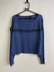 Blue Harley Davidson Knitwear Sweater Women's Large