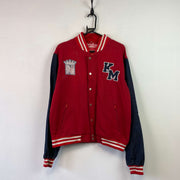 Navy Baseball Varsity Jacket Men's Medium