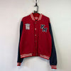 Navy Baseball Varsity Jacket Men's Medium