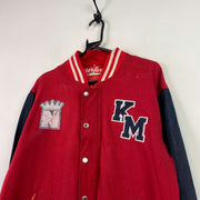 Navy Baseball Varsity Jacket Men's Medium