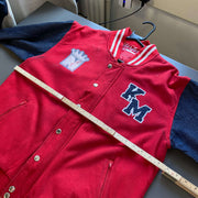 Navy Baseball Varsity Jacket Men's Medium