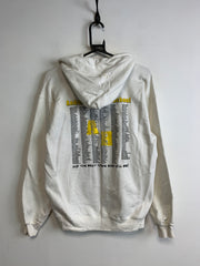 Vintage White Hanes Hoodie Men's Small