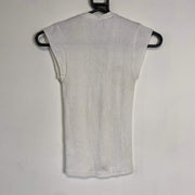 White Sleeveless Calvin Klein Sweater Vest Womens Small