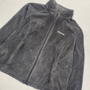 Black Columbia Fleece Jacket Men's XXL