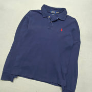 Navy Polo Ralph Lauren Polo Shirt Women's Large