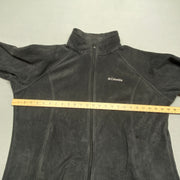 Black Columbia Fleece Jacket Men's XXL