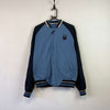 Blue and Navy Baseball Jacket Men's Large