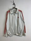 00s White Adidas Track Jacket Men's XL