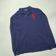 Navy Polo Ralph Lauren Polo Shirt Women's Large