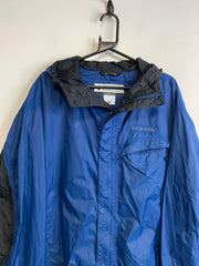 Navy Columbia Raincoat Men's XL