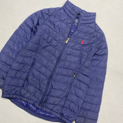 Navy Polo Ralph Lauren Puffer Jacket Women's Medium