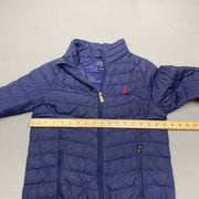 Navy Polo Ralph Lauren Puffer Jacket Women's Medium