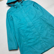 Blue L.L.Bean Long Raincoat Men's Medium